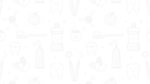 Fun dental icons pattern